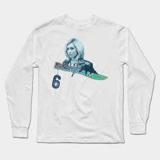 scream VI  (Scream 6) Hayden Panettiere (Kirby Reed) scary horror movie graphic design by ironpalette Long Sleeve T-Shirt